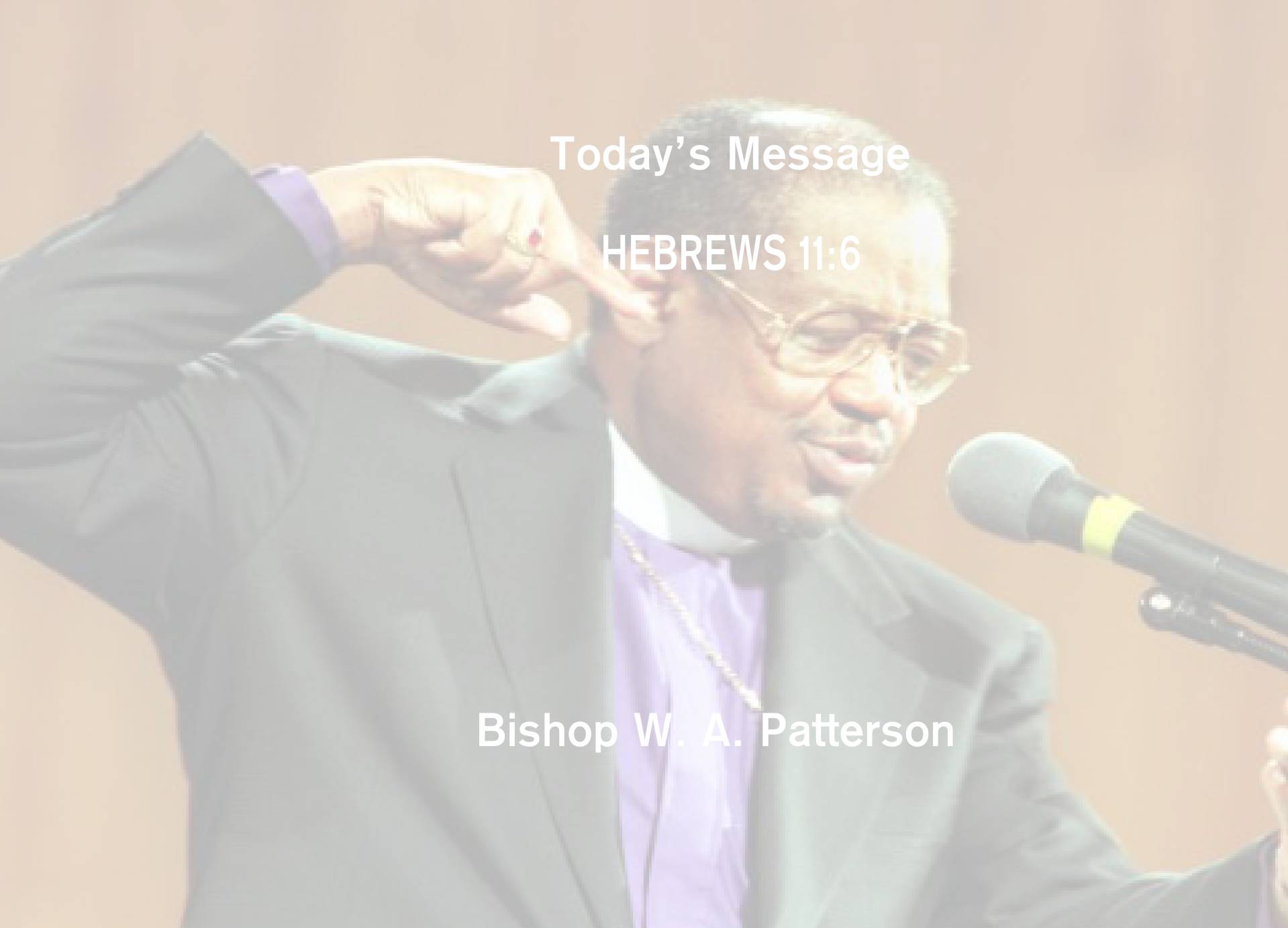 Todays message